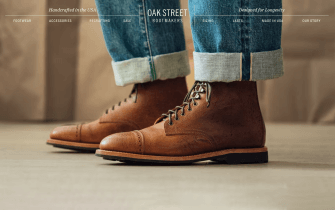 Oak Street Bootmakers and Made Index