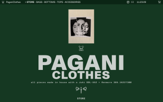 Pagani Clothes and Made Index