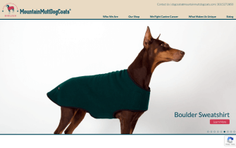 Mountain Mutt Dog Coats and Made Index